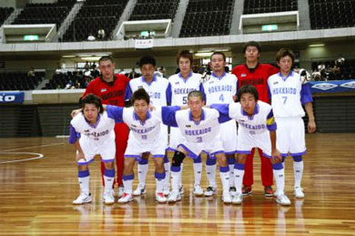 4th classified: Hokkaido (Photo courtesy: Futsal Net)