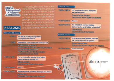 II Clinic Internacional UCASPORT de F�tbol Sala