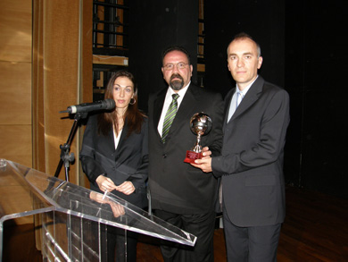 During the awarding ceremony