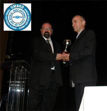 PC awarded by Mico Martic during the 3rd Dimitri Nicolaou day