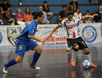 Alina Gorobets vs Bruna Marques, part 2 (Photo courtesy: Paolo Cassella - Divisione Calcio a 5.it)