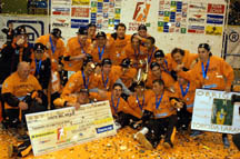 ACBF can celebrate: is the new Liga Futsal Winner! (Photo courtesy: Jo�o Pires)