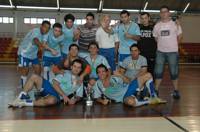 Granja Ulmeiro, the winners! (Photo courtesy: Jornal Futsal)