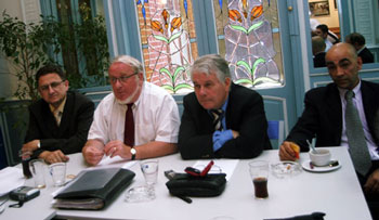 The press conference between the clubs (Photo courtesy: http://www.action21.be)