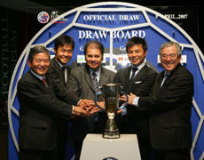 The AFC draw in Japan (Photo courtesy: J League Photos)