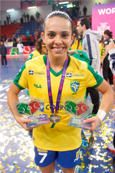 AGLA FUTSAL AWARDS 2012 - Best Woman Player of the World (Photo: CBFS)