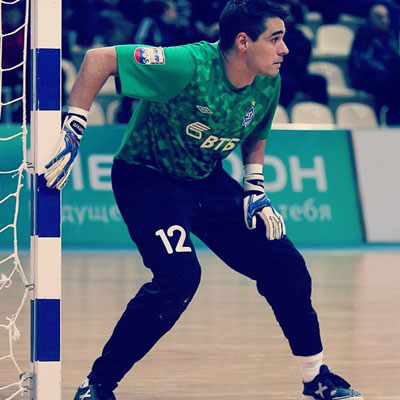 AGLA FUTSAL AWARDS 2013 - Best Goalkeeper of the World: Gustavo Lobo Paradeda Juruna (Photo courtesy: AMFR)