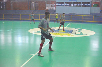 Aladinho during a training session (Photo courtesy: Joao Ribas - Cascavel Futsal)