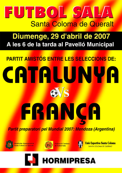 Catalonia vs France (Photo courtesy: UNCFs)