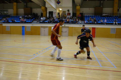 During the match (Photo courtesy: Xavier Burgos - Granvalira Encamp)