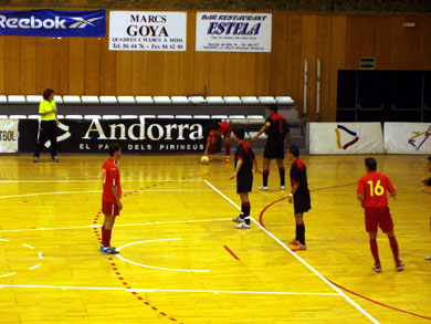 Andorra*s attempt (Photo courtesy: Josep Linares)