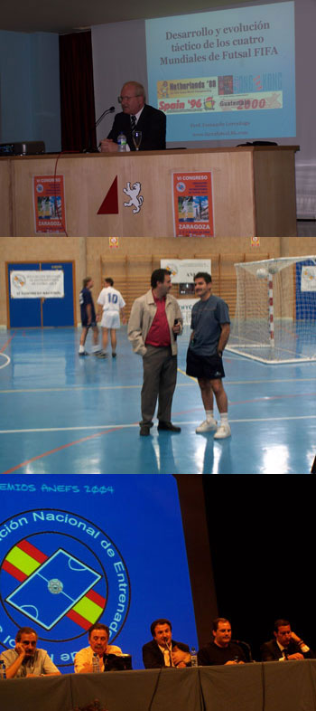 Photo 1: Fernando Larranaga - Photo 2: Jesus Candelas and Francisco Beltr�n - Photo 3: Debate on the team management (Photo courtesy ANEFS)