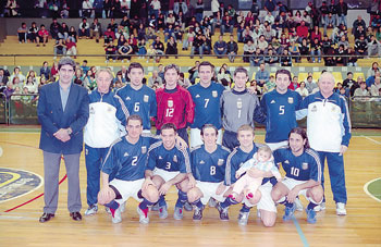 Argentinian National team (Photo courtesy:  Pasion Futsal)