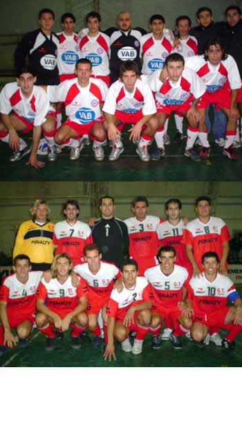 Argentinos Juniors and Glorias de Tigre (Photo courtesy: http://www.futsala.com.ar)