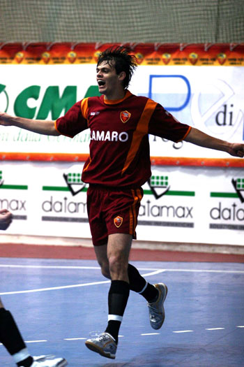Arrepiu celebrating a goal (Photo courtesy: Roma Rcb)