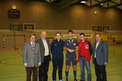 Christian Werschnik, best referee of the Murexin Futsal Bundesliga 2006/2007 (Photo courtesy: Murexin Futsal Bundesliga)