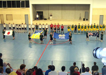 Australia and Japan, one victory for each team (Photo courtesy: http://www.oceaniafootball.com)