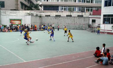 Australian Vikings girls team in China (Photo courtesy: Li Jing)