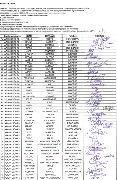 AZKAR LUGO UNDERSTANDS THE NEED FOR A YOUTH COMPETITION... DON'T YOU?