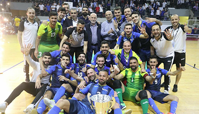 Bank of Beirut, Lebanese Futsal Champions! (Photo courtesy: FA Lebanon)