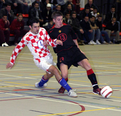 Dulvat vs Neukermans (Photo courtesy: Futsal Echo)