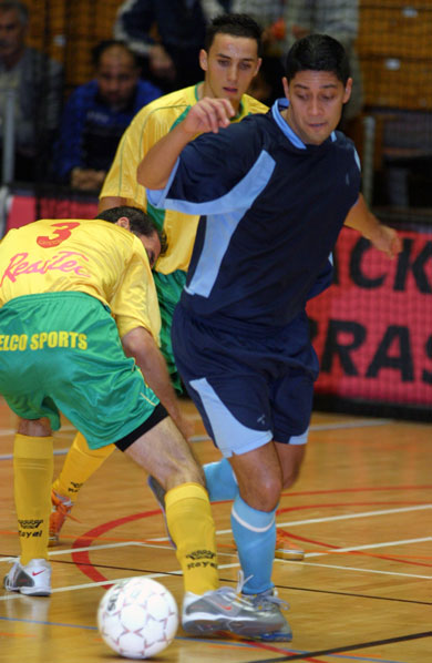 Luiz Aranha: the brazilan talent was not enough for Brussels Utd (Photo courtesy: Cedric Bouillon - Futsal Echo)