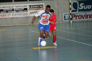 Junkies Frameries vs Hasselt (Photo courtesy: Beno๎t Bouchez - Futsal Echo)