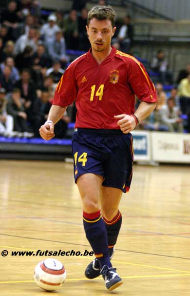 Nano Modrego in action (Photo courtesy: Cedric Bouillon - Futsal Echo)