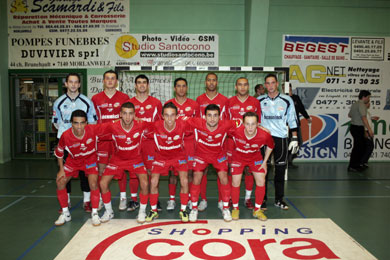 No surprises, Charleroi Action 21 is the winner! (Photo courtesy: Futsal Echo)