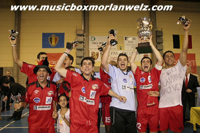 It's over! Charleroi can celebrate... (Photo courtesy: JBMB Morlanwelz)