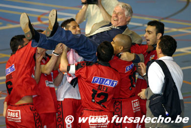Another title for Charleroi Action 21 (Photo courtesy: Cedric Bouillon - Futsal Echo)