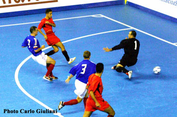 El Haoual is scoring against France