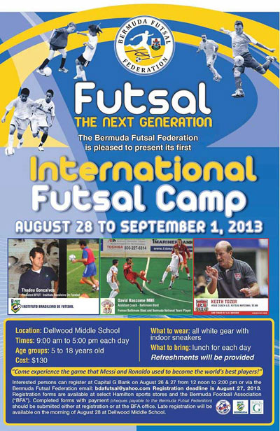 BFF To Host First International Futsal Camp