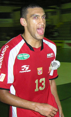Big�o celebrating the victory! (Photo courtesy: Jornal Do Futsal)