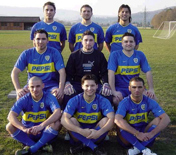 Boca Juniors Niederlenz, Aargau League and Cup Winner (Photo courtesy: Alberto Pastor, Swiss Futsal)