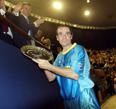 Second place for Regueira and his Azkar Lugo (Photo courtesy: LNFS)