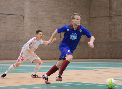 Ernesto Casan on the break (Photo courtesy: Middlesbrough Futsal Club)