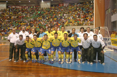 The Brazilian National team that faced Croatia (Photo courtesy: CBFS)