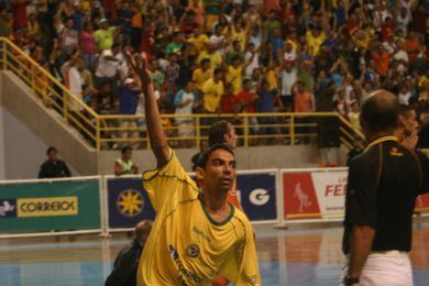 Valdin scored the first goal for Brazil (Photo courtesy: Z�roza Filho - CBFS)
