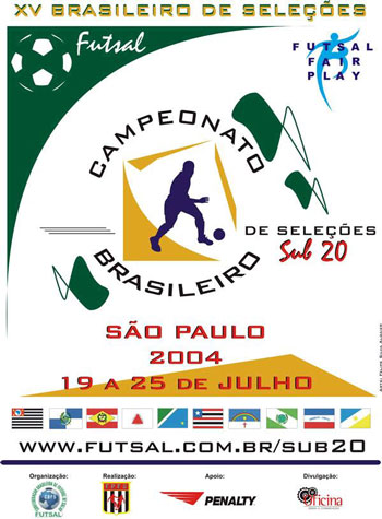 XV Campeonato Brasileiro de Selees Sub 20 (Courtesy: www.futsal.com.br)