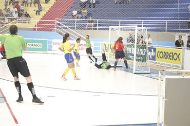 Goal for Spain! (Photo courtesy: Beto Costa - CBFS)