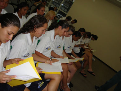 Brazilian Women National team (Photo courtesy: CBFS)