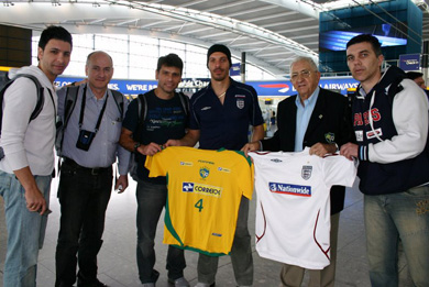 Pablo de Oliveira with Franklin, Aecio, Vander Iacovino and Pipoca (Photo courtesy: Futsal Fever)