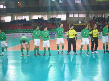 Arzignano players before the match (Photo courtesy: BUGROFF)