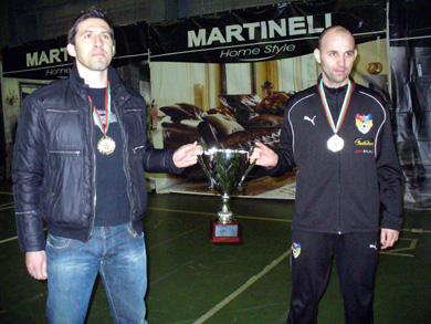 Veselin Branimirov (Head Coach) and Venelin Ivanov (Technical Director) (Photo courtesy: MFC Varna)