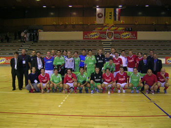 Futsal and Fair Play: Cap del Carrer and Boomerang together (Photo courtesy: Cap del Carrer)