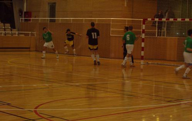 During the match: Cap Del Carrer vs Escale Santa Coloma (Photo courtesy: Cap del Carrer)