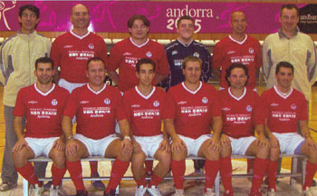 The Andorran Champions 2004/2005: Cap del Carrer Don Denis (Photo courtesy: Cap del Carrer)