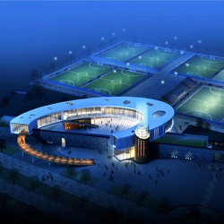 An artist*s impression of the new Chendgu Futsal Park (Image courtesy: The AFC.com)