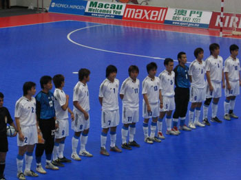 Chinese Taipei in Macau 2004 (Photo courtesy: Chinese Taipei Futsal Committee)